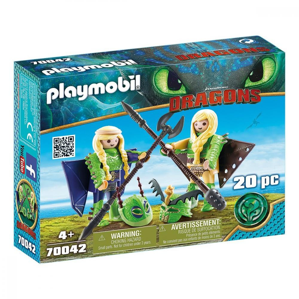 Playmobil Dragons Забияка и Задирака (70042) - зображення 1