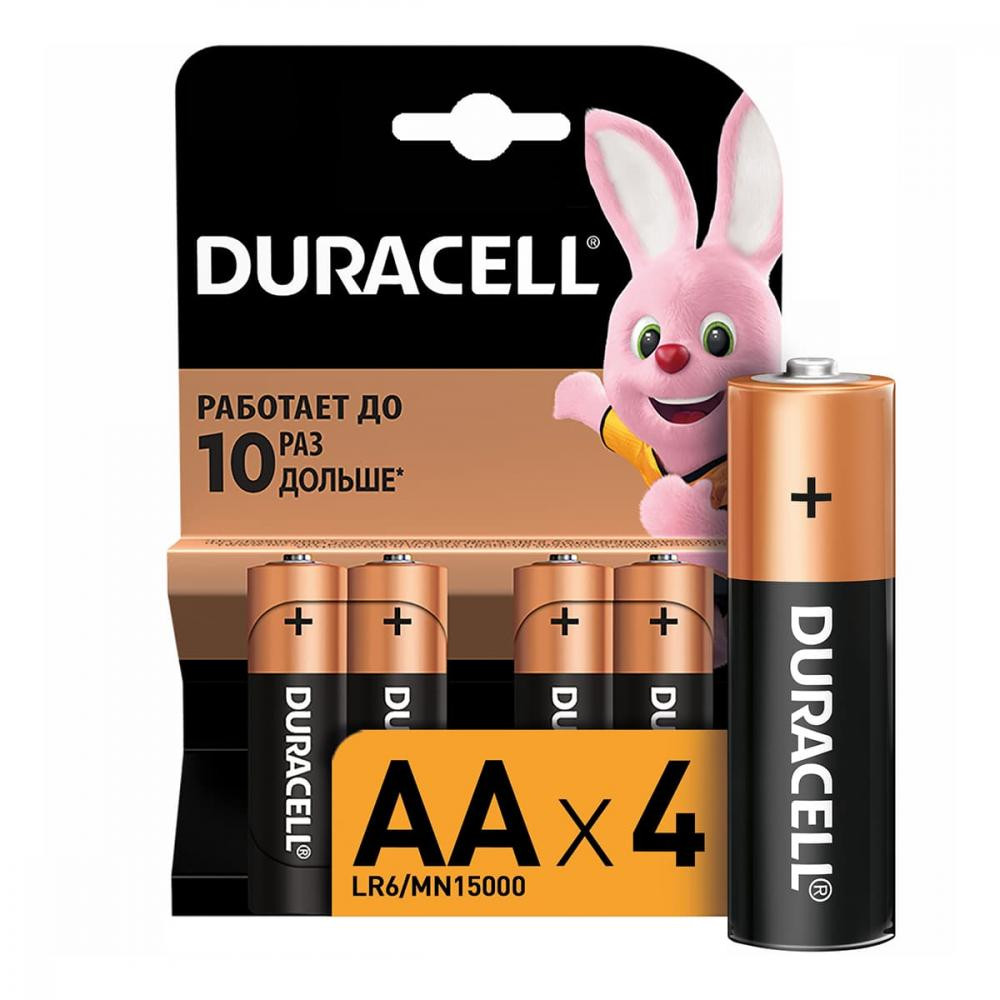Duracell Duralock Basic AA 4шт/уп (5000394076952) - зображення 1
