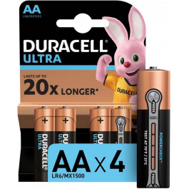 Duracell AA bat Alkaline 4шт Ultra Power 5005816