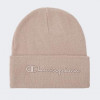 Champion Бежева шапка  beanie cap cha802416-SVK - зображення 1