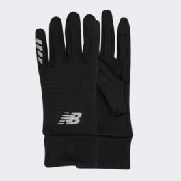 New Balance Чорні рукавички  Onyx Grid Fleece Gloves nblLAG21122BK