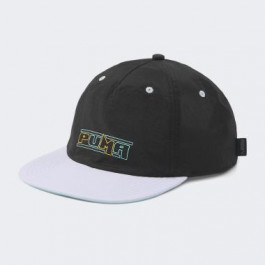   PUMA Чорна чоловіча кепка  SWxP Relaxed Flatbrim Cap 024383/01