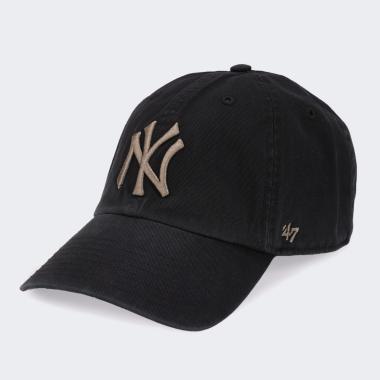 47 Brand Чорна кепка  NEW YORK YANKEES BALLPARK CAMO 47bB-BPCAM17GWS-BK - зображення 1