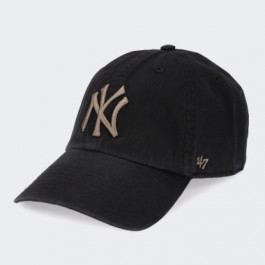 47 Brand Чорна кепка  NEW YORK YANKEES BALLPARK CAMO 47bB-BPCAM17GWS-BK