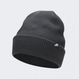 Nike Темно-сіра шапка  U NK PEAK BEANIE SC FUT L FB6526-071
