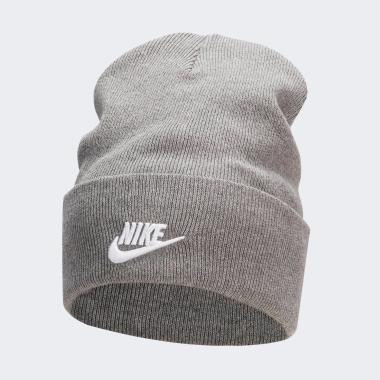 Nike Сіра шапка  U NK PEAK BEANIE TC FUT L FB6528-091 - зображення 1