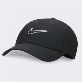   Nike Чорна кепка  U NK CLUB CAP U CB SWSH L FB5369-010