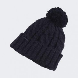 New Balance Чорна шапка  Lux Knit Pom Beanie nblLAH23118BK
