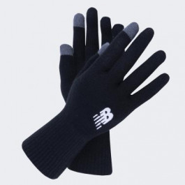 New Balance Чорні рукавички  NB Knit Gloves nblLAH13006BK