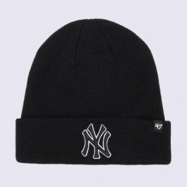 47 Brand Чорна шапка  MLB NEW YORK YANKEES RAISED 47bB-RKN17ACE-BKF