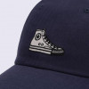 Converse Темно-синя кепка  HIGH TOP SNEAKER PATCH BASEBALL HAT con10023501-410 - зображення 4