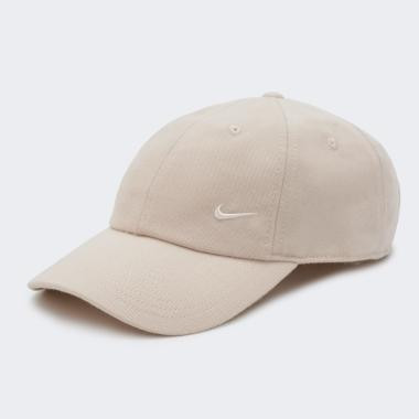 Nike Бежева кепка  U NK CLUB CAP U CB SM SWSH L FZ5698-104 - зображення 1