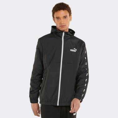 PUMA Чорна чоловіча вітровка  ESS+ TAPE Windbreaker 847477/01 - зображення 1