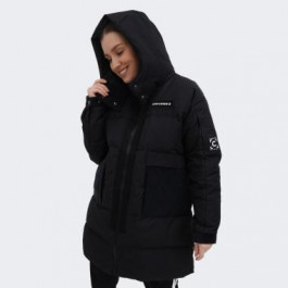 Converse Чорний жіночий пуховик  Premium Fashion Long Down Jacket con10023725-001