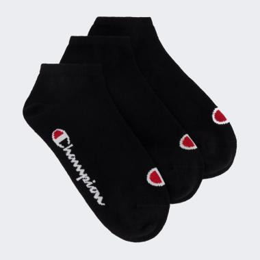 Champion Чорні шкарпетки  3pk Sneaker Socks chaU24560-NBK/NBK - зображення 1