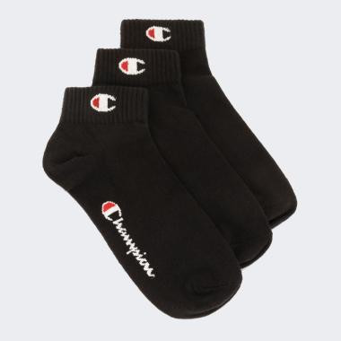Champion Чорні шкарпетки  3pk Quarter Socks chaU24559-NBK/NBK - зображення 1