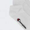 Champion Білі шкарпетки  3pk Sneaker Socks chaU24560-WHT/WHT - зображення 2