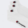 Champion Білі шкарпетки  3pk Quarter Socks chaU24559-WHT/WHT - зображення 2