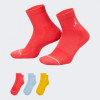 Jordan Червоні шкарпетки  Everyday Ankle Socks 3pr DX9655-917 - зображення 1