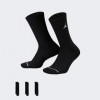 Jordan Чорні шкарпетки  U J EVERYDAY CUSH POLY CREW 3PR - 144 DX9632-010 - зображення 1