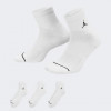Jordan Білі шкарпетки  Everyday Ankle Socks 3pr DX9655-100 - зображення 1