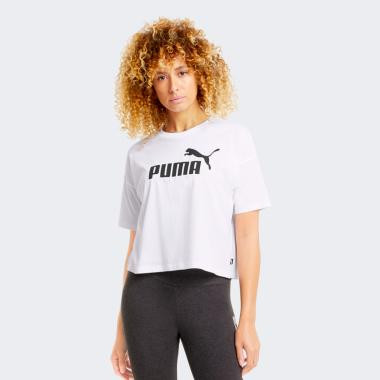 PUMA Футболка  ESS Cropped Logo Tee 58686602 L White (4063697253445) - зображення 1