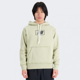 New Balance Бежева чоловіча кофта  Essentials Brushed Back Hoodie nblMT33520FUG