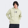 New Balance Бежева чоловіча кофта  Essentials Brushed Back Hoodie nblMT33520FUG - зображення 4