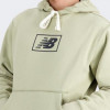 New Balance Бежева чоловіча кофта  Essentials Brushed Back Hoodie nblMT33520FUG - зображення 5