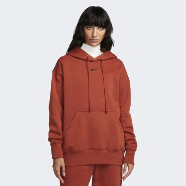 Nike Помаранчева жіноча кофта  W NSW PHNX FLC OS PO HOODIE DQ5860-832 - зображення 1