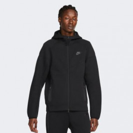 Nike Чорна чоловіча кофта  M NK TCH FLC FZ WR HOODIE FB7921-010