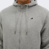 New Balance Сіра чоловіча кофта  Small Logo Fleece FZ nblMJ23600AG - зображення 4