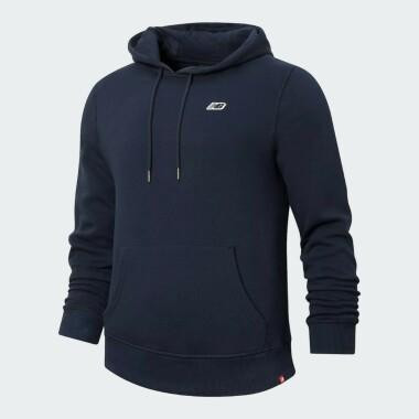 New Balance Темно-синя чоловіча кофта  Small Logo Hoodie nblMT23602ECL - зображення 1