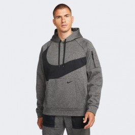   Nike Темно-сіра чоловіча кофта  M NK TF HD PO SWOOSH DQ5401-071