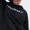 Converse Чорна жіноча кофта  WORDMARK FLEECE HOODIE EMB con10025690-001 - зображення 4