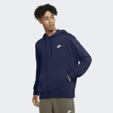 Nike Темно-синя чоловіча кофта  M NSW CLUB HOODIE PO FT CZ7857-410 - зображення 1