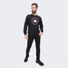 Converse Чорна чоловіча кофта  STANDARD FIT CENTER FRONT LARGE CHUCK PATCH CORE CREW FT con10025471-001 - зображення 3