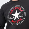 Converse Чорна чоловіча кофта  STANDARD FIT CENTER FRONT LARGE CHUCK PATCH CORE CREW FT con10025471-001 - зображення 4