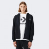 Converse Чорна чоловіча кофта  GO-TO EMBROIDERED STAR CHEVRON ZIP HOODIE con10023871-001 - зображення 5