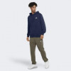 Nike Темно-синя чоловіча кофта  M NSW CLUB HOODIE PO FT CZ7857-410 - зображення 3