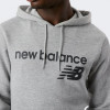 New Balance Сіра чоловіча кофта  NB Classic Core Fleece nblMT03910AG - зображення 4