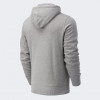 New Balance Сіра чоловіча кофта  NB Classic Core Fleece nblMT03910AG - зображення 6