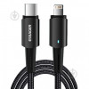 Essager Sunset Charging Cable Type-C to Lightning 20W 0.5m Black (EXCTL-CGB01) - зображення 1