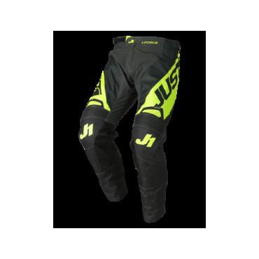 Just1 Мотоштаны Just1 J-Force Vertigo Grey-Yellow Fluo 36 - зображення 1