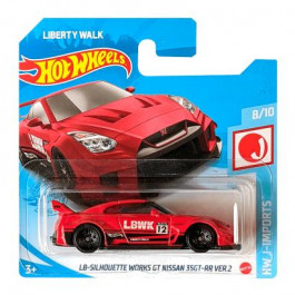   Hot Wheels Liberty Walk LB-Silhouette Works GT Nissan 35GT-RR Ver.2 J-Imports 1:64 GTC11 Red