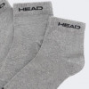 HEAD Набор носков  Quarter 3P Unisex 761011001-400 35-38 р 3 пары Серый (8718824272672) - зображення 2