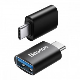 Baseus Ingenuity Series Mini OTG Adaptor Type-C to USB-A 3.1 Black (ZJJQ000001)