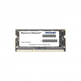 PATRIOT 4 GB SO-DIMM DDR3L 1600 MHz (PSD34G1600L2S)