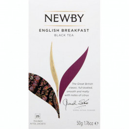 Newby Чай чорний  Англійский Сніданок, 25 пакетиків (93926) (766031303588)