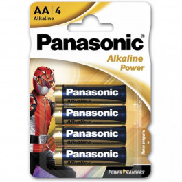 Panasonic AA bat Alkaline 4шт Power Rangers (LR6REB/4BPRPR)